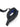pinqponq Mini Pouch Crinkle Black