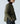 TAION Unsex Military ZIP V Neck Down Jacket Dark Olive
