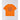 EDWIN Music Channel T-Shirt Orange